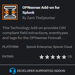 OPNsense Add-on for Splunk